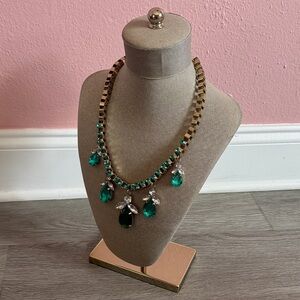 Elegant Green and Gold Necklace
